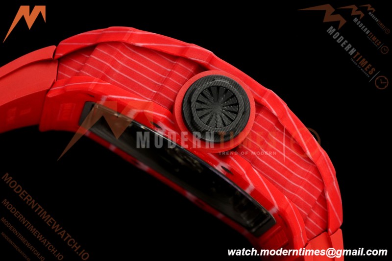 Richard Mille - RM35-02 Rafael Nadal Red/Red NTPT Skeleton Dial APSF V2 RMAL1 Free Sprung