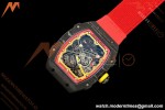 Richard Mille - RM67-02 Alexander Zverev Germany Edition Black NTPT Red/Yelw/Blk Skeleton AVF CRMA7