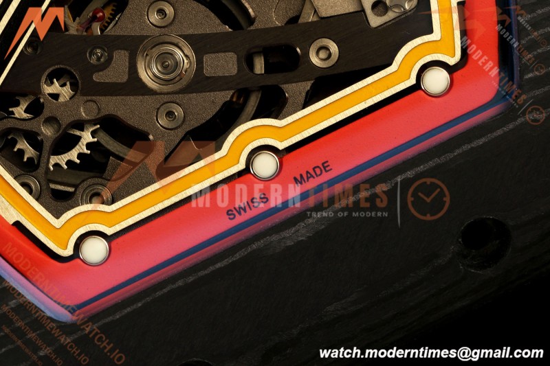 Richard Mille - RM67-02 Alexander Zverev Germany Edition Black NTPT Red/Yelw/Blk Skeleton AVF CRMA7