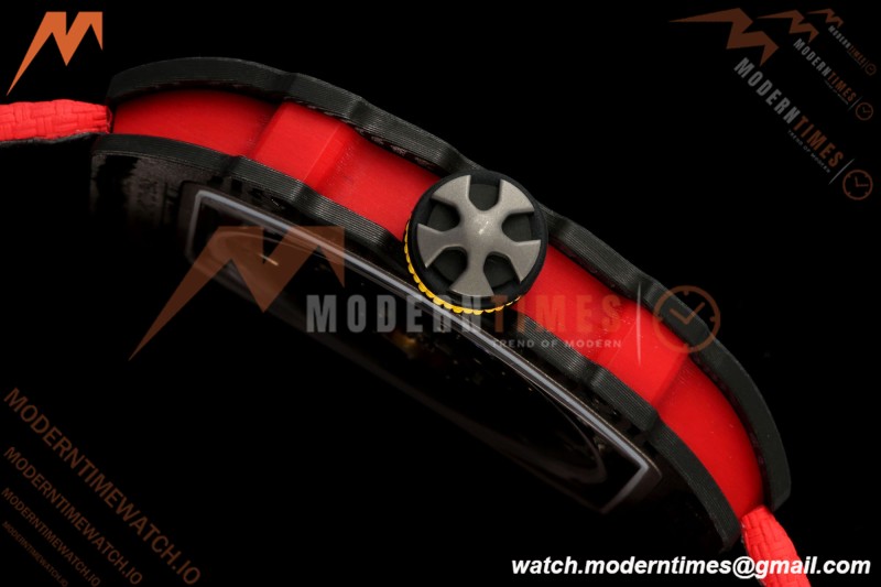 Richard Mille - RM67-02 Alexander Zverev Germany Edition Black NTPT Red/Yelw/Blk Skeleton AVF CRMA7