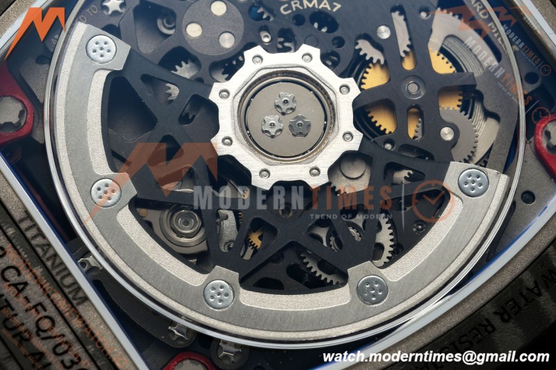 Richard Mille - RM67-02 Alexander Zverev Germany Edition Black NTPT Red/Yelw/Blk Skeleton AVF CRMA7