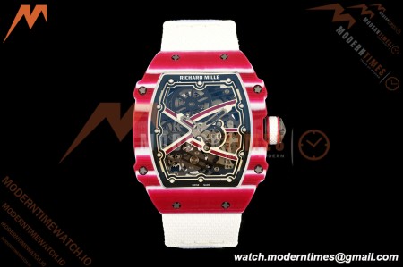 Richard Mille - RM67-02 Mutaz Essa Barshim Qatar Edition Red NTPT Blk/Red Skeleton AVF CRMA7