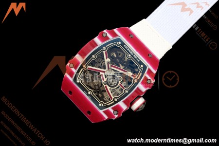 Richard Mille - RM67-02 Mutaz Essa Barshim Qatar Edition Red NTPT Blk/Red Skeleton AVF CRMA7