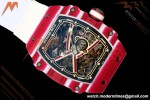 Richard Mille - RM67-02 Mutaz Essa Barshim Qatar Edition Red NTPT Blk/Red Skeleton AVF CRMA7 | 리차드 밀 - RM67-02 무타즈 에사 바르심 카타르 에디션 레드 NTPT 블랙/레드 스켈레톤 AVF CRMA7