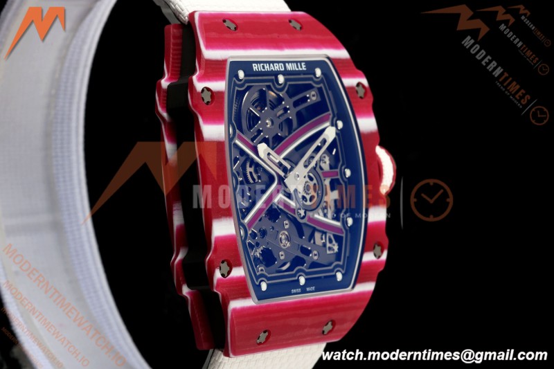 Richard Mille - RM67-02 Mutaz Essa Barshim Qatar Edition Red NTPT Blk/Red Skeleton AVF CRMA7 | 리차드 밀 - RM67-02 무타즈 에사 바르심 카타르 에디션 레드 NTPT 블랙/레드 스켈레톤 AVF CRMA7