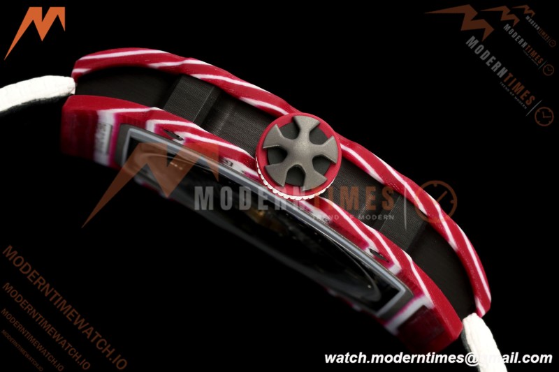 Richard Mille - RM67-02 Mutaz Essa Barshim Qatar Edition Red NTPT Blk/Red Skeleton AVF CRMA7 | 리차드 밀 - RM67-02 무타즈 에사 바르심 카타르 에디션 레드 NTPT 블랙/레드 스켈레톤 AVF CRMA7