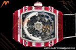 Richard Mille - RM67-02 Mutaz Essa Barshim Qatar Edition Red NTPT Blk/Red Skeleton AVF CRMA7 | 리차드 밀 - RM67-02 무타즈 에사 바르심 카타르 에디션 레드 NTPT 블랙/레드 스켈레톤 AVF CRMA7