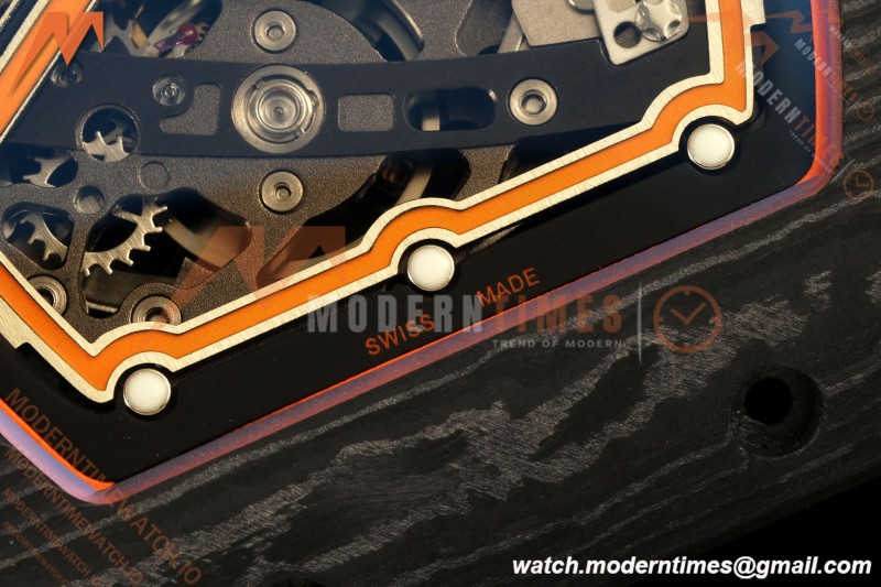 Richard Mille - RM67-02 Lando Norris McLaren Edition Black NTPT Blk/Orn Skeleton AVF CRMA7