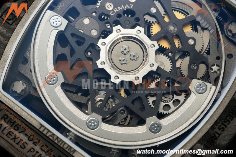 Richard Mille - RM67-02 Sebastien Ogier France Edition Black NTPT Blk/Wht Skeleton AVF CRMA7