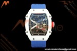 Richard Mille - RM67-02 Alexis Pinturault France Edition White NTPT Blk/Wht Skeleton AVF CRMA7