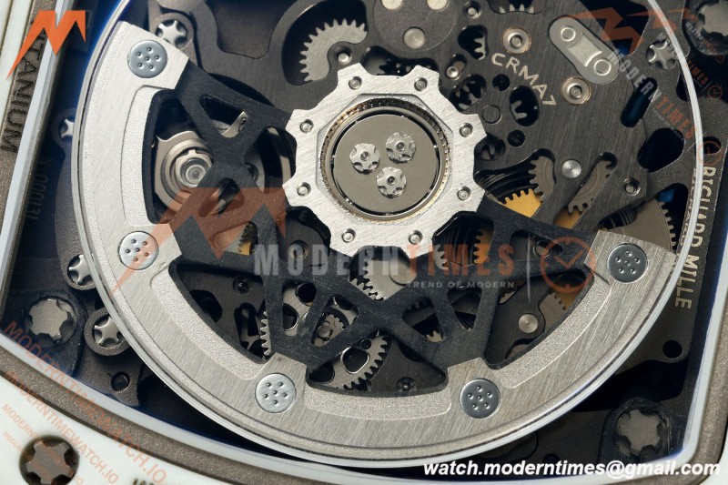 Richard Mille - RM67-02 Alexis Pinturault France Edition White NTPT Blk/Wht Skeleton AVF CRMA7