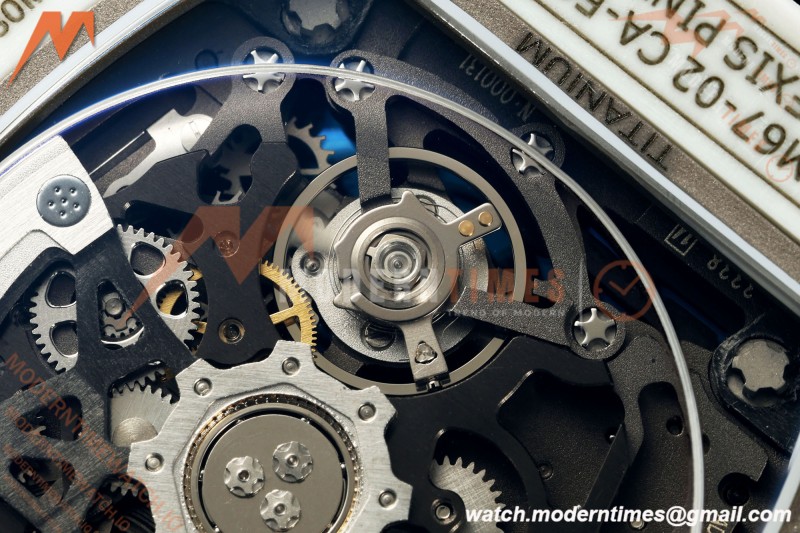 Richard Mille - RM67-02 Alexis Pinturault France Edition White NTPT Blk/Wht Skeleton AVF CRMA7