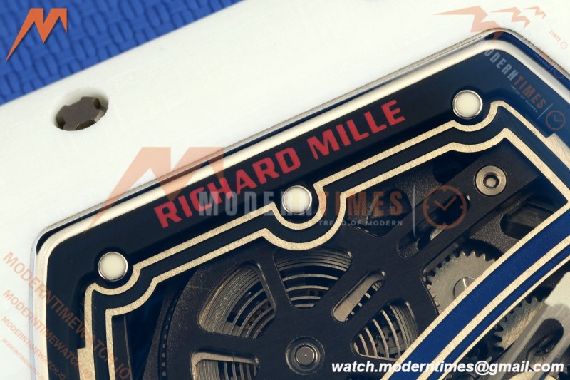 Richard Mille - RM67-02 Alexis Pinturault France Edition White NTPT Blk/Wht Skeleton AVF CRMA7
