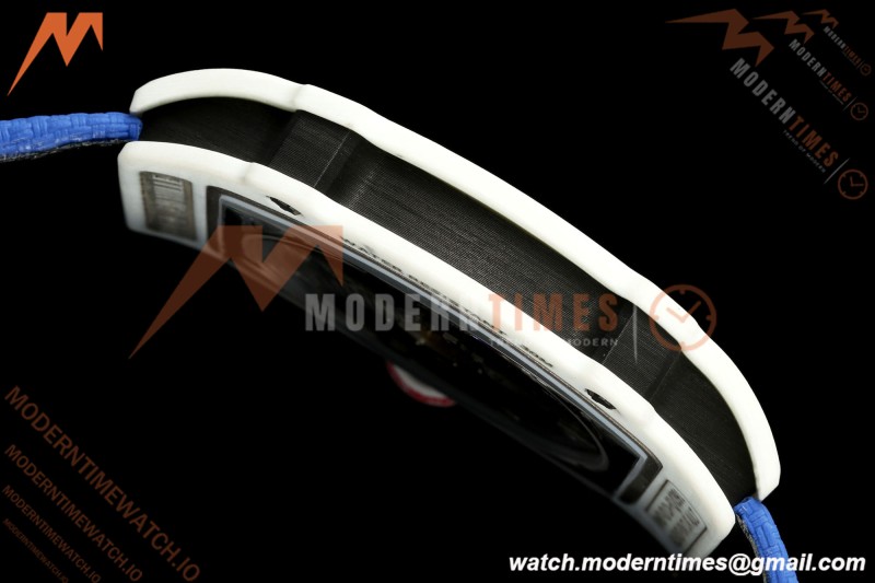 Richard Mille - RM67-02 Alexis Pinturault France Edition White NTPT Blk/Wht Skeleton AVF CRMA7