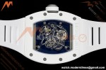 Richard Mille - RM055 Bubba Watson White CER/RU Blk/Blk Rehaut Skeleton Brushed Ribs RF RMUL2