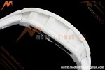 Richard Mille - RM055 Bubba Watson White CER/RU Blk/Wht Rehaut Skeleton Brushed Ribs RF RMUL2