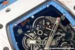 Richard Mille - RM055 Bubba Watson White CER/RU Blk/Blu Rehaut Skeleton Brushed Ribs RF RMUL2