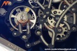 Richard Mille - RM055 Bubba Watson White CER/RU Blk/Red Rehaut Skeleton Brushed Ribs RF RMUL2
