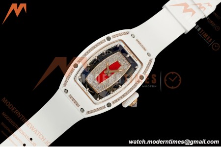 Richard Mille - RM07-01 White Ceramic CER/DIA/RU Red Onyx ZF Asian CRMA2