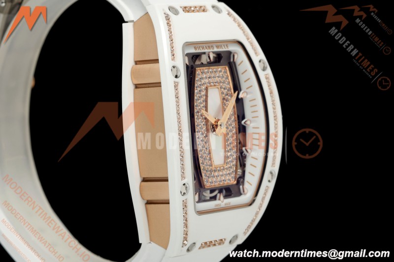 Richard Mille - RM07-01 White Ceramic CER/DIA/RU White Onyx ZF Asian CRMA2