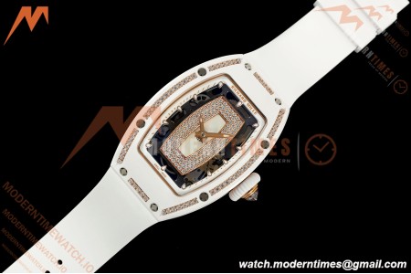 Richard Mille - RM07-01 White Ceramic CER/DIA/RU White Onyx ZF Asian CRMA2