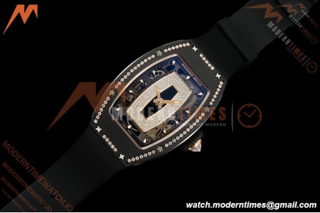 Richard Mille - RM07-01 Black Ceramic CER/DIA/RU Black Onyx ZF Asian CRMA2