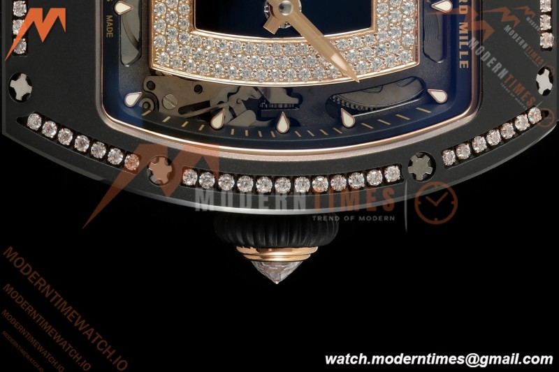 Richard Mille - RM07-01 Black Ceramic CER/DIA/RU Black Onyx ZF Asian CRMA2