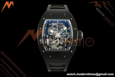 Richard Mille - RM055 Bubba Watson Asia Edition Black CER/RU Blk/Silv Rehaut Skeleton APSF RMUL2