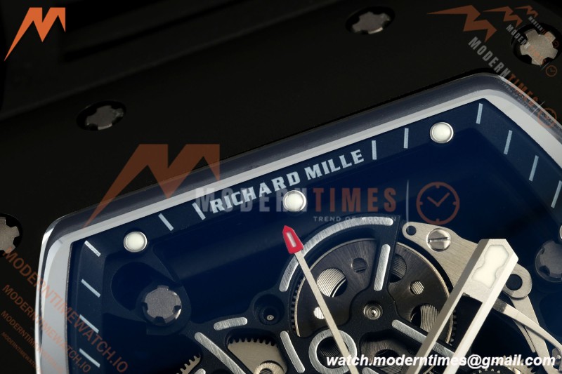 Richard Mille - RM055 Bubba Watson Asia Edition Black CER/RU Blk/Silv Rehaut Skeleton APSF RMUL2 | Richard Mille - RM055 버바 왓슨 아시아 에디션 블랙 CER/RU Blk/Silv Rehaut 스켈레톤 APSF RMUL2