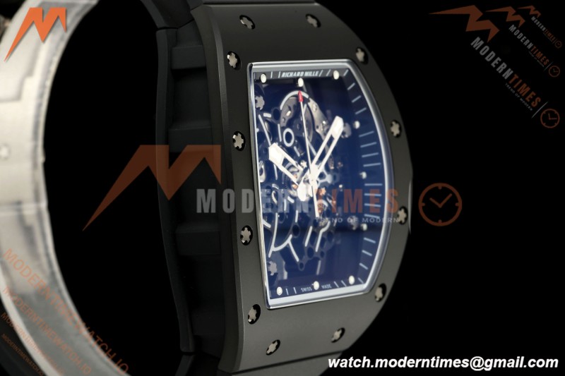Richard Mille - RM055 Bubba Watson Asia Edition Black CER/RU Blk/Silv Rehaut Skeleton APSF RMUL2 | Richard Mille - RM055 버바 왓슨 아시아 에디션 블랙 CER/RU Blk/Silv Rehaut 스켈레톤 APSF RMUL2