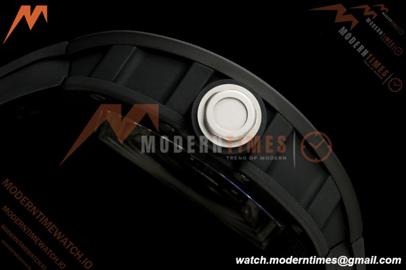 Richard Mille - RM055 Bubba Watson Asia Edition Black CER/RU Blk/Silv Rehaut Skeleton APSF RMUL2 | Richard Mille - RM055 버바 왓슨 아시아 에디션 블랙 CER/RU Blk/Silv Rehaut 스켈레톤 APSF RMUL2