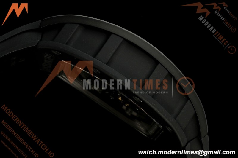 Richard Mille - RM055 Bubba Watson Asia Edition Black CER/RU Blk/Silv Rehaut Skeleton APSF RMUL2 | Richard Mille - RM055 버바 왓슨 아시아 에디션 블랙 CER/RU Blk/Silv Rehaut 스켈레톤 APSF RMUL2
