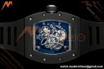 Richard Mille - RM055 Bubba Watson Asia Edition Black CER/RU Blk/Silv Rehaut Skeleton APSF RMUL2 | Richard Mille - RM055 버바 왓슨 아시아 에디션 블랙 CER/RU Blk/Silv Rehaut 스켈레톤 APSF RMUL2