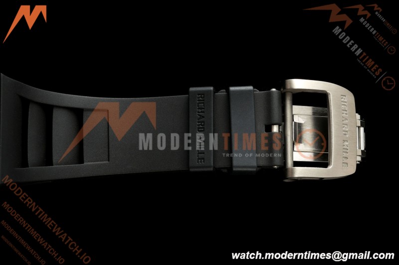 Richard Mille - RM055 Bubba Watson Asia Edition Black CER/RU Blk/Silv Rehaut Skeleton APSF RMUL2 | Richard Mille - RM055 버바 왓슨 아시아 에디션 블랙 CER/RU Blk/Silv Rehaut 스켈레톤 APSF RMUL2