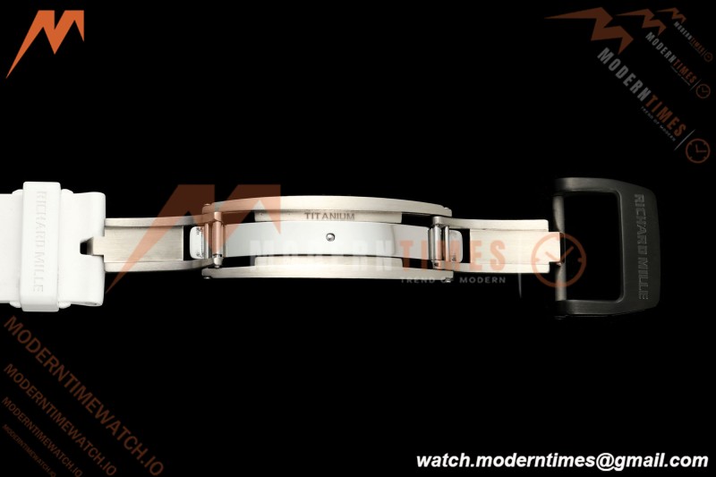 Richard Mille - RM055 Bubba Watson JPN Black NTPT/RU White Rehaut Skeleton AVF Vaucher RMUL2 Free Sprung