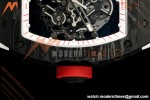 Richard Mille - RM055 Bubba Watson JPN Black NTPT/RU White Rehaut Skeleton AVF Vaucher RMUL2 Free Sprung