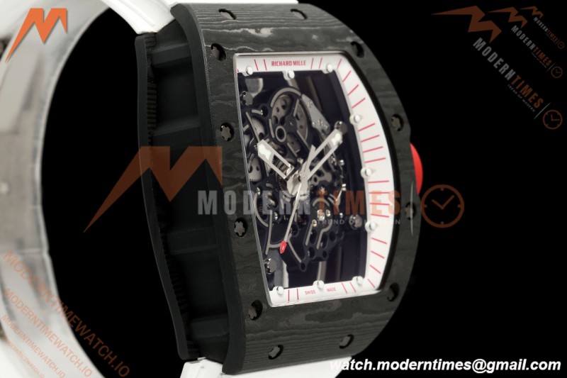 Richard Mille - RM055 Bubba Watson JPN Black NTPT/RU White Rehaut Skeleton AVF Vaucher RMUL2 Free Sprung