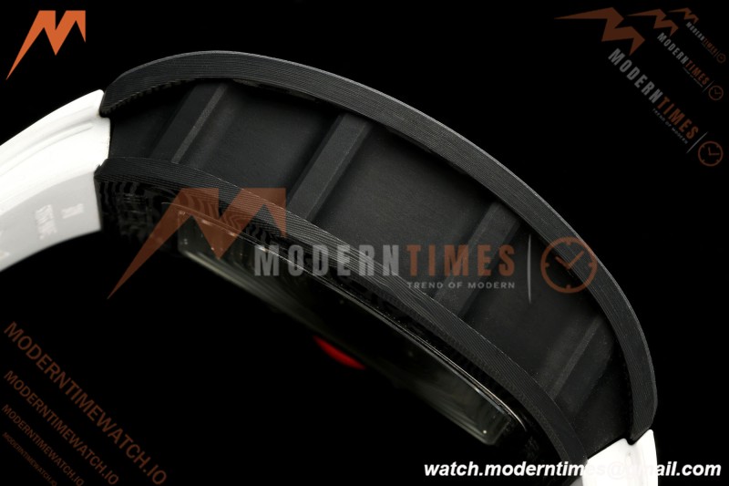 Richard Mille - RM055 Bubba Watson JPN Black NTPT/RU White Rehaut Skeleton AVF Vaucher RMUL2 Free Sprung