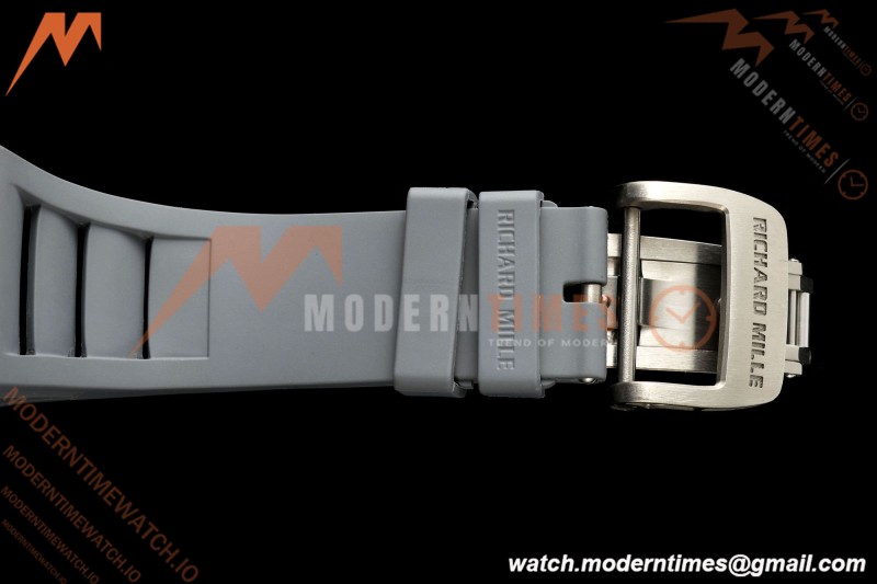 Richard Mille - RM055 Bubba Watson Boutique Grey CER/RU Black Rehaut Skeleton AVF Vaucher RMUL2 Free Sprung | Richard Mille - RM055 Bubba Watson 부티크 그레이 CER/RU 블랙 Rehaut 스켈레톤 AVF Vaucher RMUL2 프리 스프링