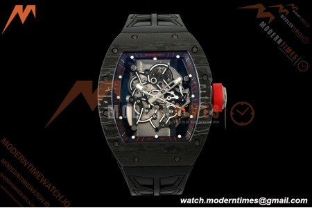 Richard Mille - RM055 Bubba Watson Dark Legend Black NTPT/RU Black Rehaut Skeleton AVF Vaucher RMUL2 Free Sprung