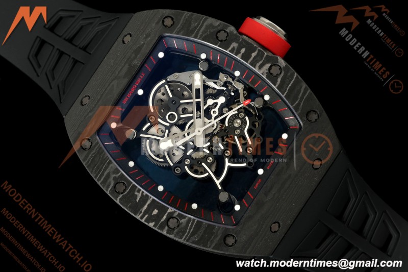 Richard Mille - RM055 Bubba Watson Dark Legend Black NTPT/RU Black Rehaut Skeleton AVF Vaucher RMUL2 Free Sprung