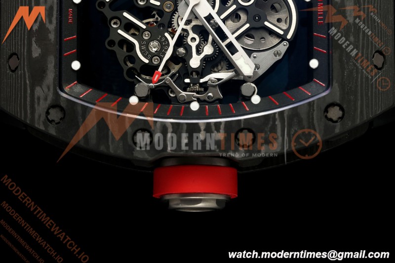 Richard Mille - RM055 Bubba Watson Dark Legend Black NTPT/RU Black Rehaut Skeleton AVF Vaucher RMUL2 Free Sprung