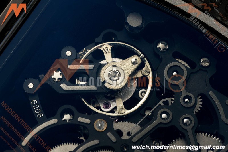 Richard Mille - RM055 Bubba Watson Dark Legend Black NTPT/RU Black Rehaut Skeleton AVF Vaucher RMUL2 Free Sprung