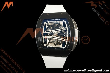 Richard Mille - RM061 Yohan Blake Black Ceramic Blk/Wht Rehaut Skeleton AVF Vaucher RMUL2 Free Sprung | 리차드 밀 - RM061 요한 블레이크 블랙 세라믹 블랙/화이트 레하우트 스켈레톤 AVF 보셰 RMUL2 프리 스프링