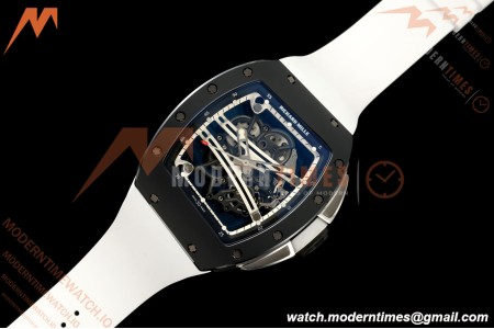 Richard Mille - RM061 Yohan Blake Black Ceramic Blk/Wht Rehaut Skeleton AVF Vaucher RMUL2 Free Sprung | 리차드 밀 - RM061 요한 블레이크 블랙 세라믹 블랙/화이트 레하우트 스켈레톤 AVF 보셰 RMUL2 프리 스프링