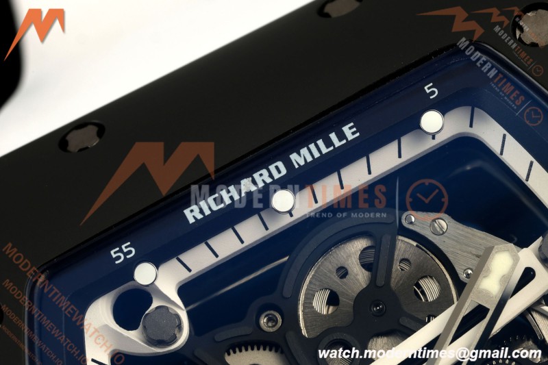 Richard Mille - RM061 Yohan Blake Black Ceramic Blk/Wht Rehaut Skeleton AVF Vaucher RMUL2 Free Sprung