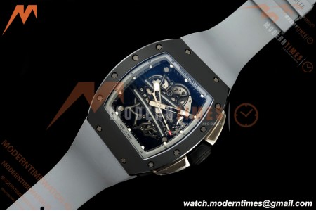 Richard Mille - RM061 Yohan Blake Black Ceramic Blk/Gry Rehaut Skeleton AVF Vaucher RMUL2 Free Sprung