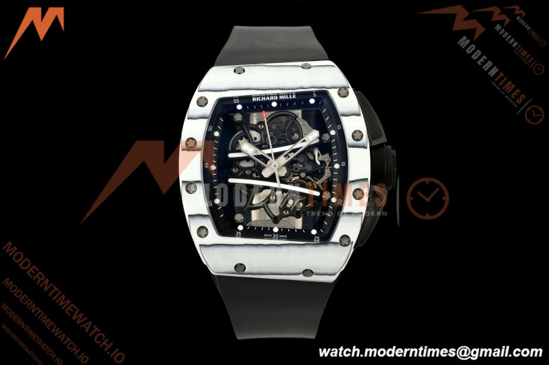 Richard Mille - RM061 Yohan Blake Unlitmate White NTPT Black Rehaut Skeleton AVF Vaucher RMUL2 Free Sprung