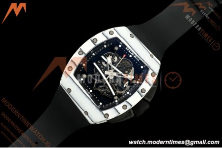 Richard Mille - RM061 Yohan Blake Unlitmate White NTPT Black Rehaut Skeleton AVF Vaucher RMUL2 Free Sprung