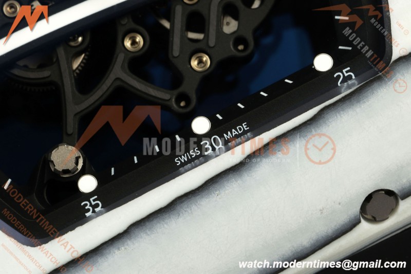 Richard Mille - RM061 Yohan Blake Unlitmate White NTPT Black Rehaut Skeleton AVF Vaucher RMUL2 Free Sprung